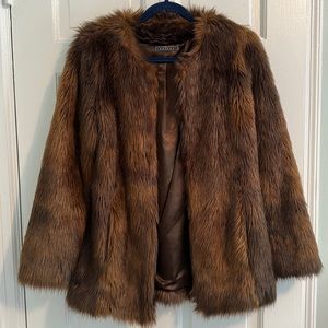 Velvet brand faux fur jacket : Size XS (runs big)